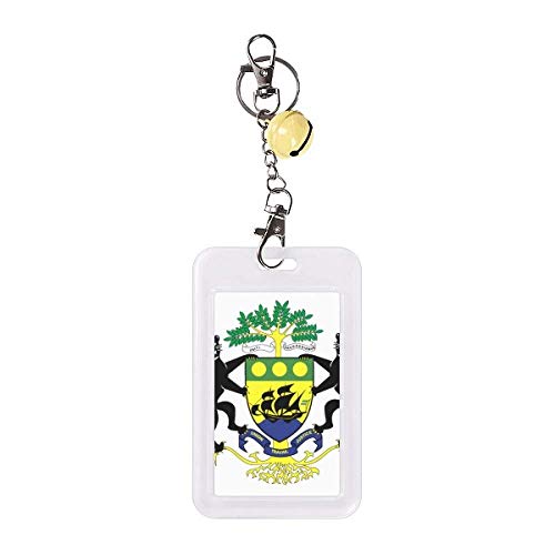 Emblème national du Gabon autocollant jaune pour personnalisation de carte bancaire