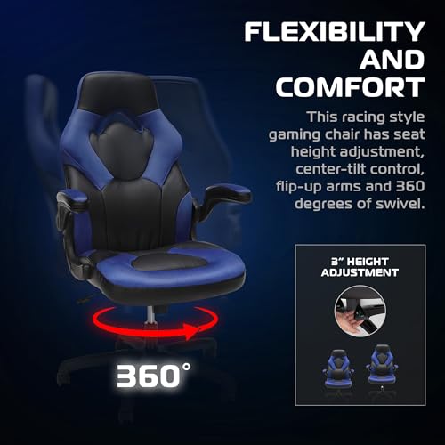 Image of RESPAWN 3085 Gaming Chair, Ergonomic Office Chair, Headrest, Flip-Up Arms