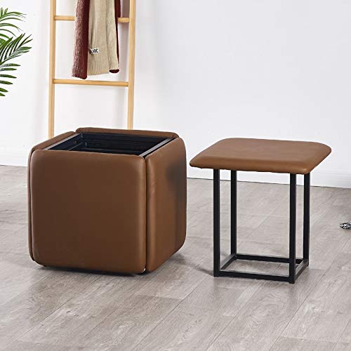 Siège Cube Multifonctionnel 5 en 1 et tabouret de canapé modulable - 2