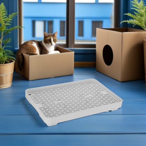 Bandeja para fuente de gato en polipropileno premium con base microcóncava protectora 7