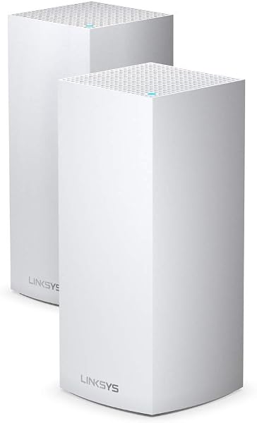 Linksys Système WiFi 6 Mesh triple bande Velop MX8400 (AX4200) (routeur WLAN, jusqu'à 525 m2, pour plus de 80 appareils, pack de 2, blanc) - 4