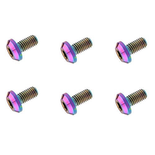 Vis tête hexagonale titane M8x15mm à M8x40mm arc-en-ciel pour visserie filetée - 5