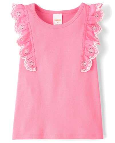 Image of Gymboree Girls' and Toddler Sleeveless Embroidered Top