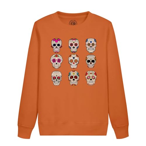 Sweatshirt Crane Muerte Mexico pour enfant avec ensemble assorti style Halloween