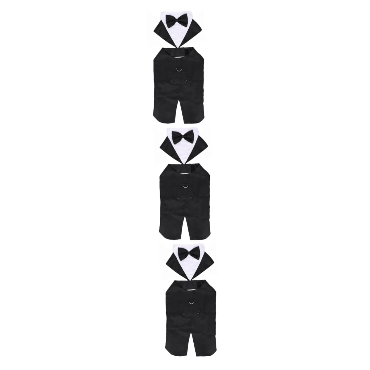BESPORTBLE 3 Pz smoking per animali domestici costume animale abito da sposa per animali domestici giubbotto cane giacca cane smoking per cani abbigliamento per animali domestici cotone