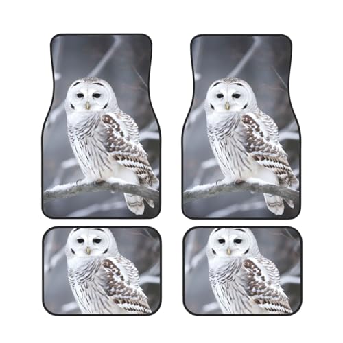Tapis de sol de voiture antidérapant lot de 4 protections universelles toutes saisons universel