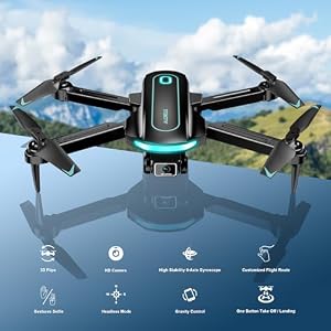 Drone with Camera for Beginners, 1080P HD FPV Foldable Drone Gift for Kids — photo 2 of 6