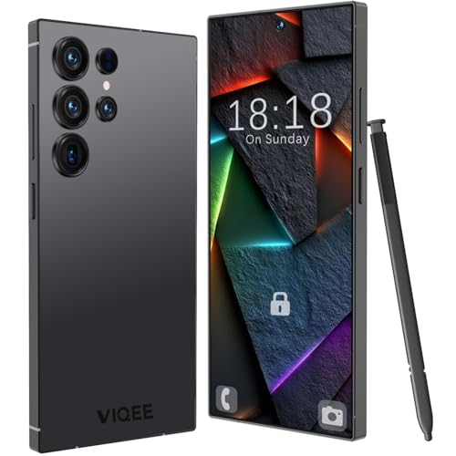 viqee Android Smartphone Handy Ohne Vertrag Günstig, 8+256GB Dual SIM 6.8\" HD-Bildschirm 4500mAh Akku 21+8MP Kamera, Simlockfreie Handys/OTG/Face ID,Schwarz viqee Android Smartphone Handy Ohne Vertrag Günstig, 8+256GB Dual SIM 6.8\" HD-Bildschirm 4500mAh Akku 21+8MP Kamera, Simlockfreie Handys/OTG/Face ID,Schwarz