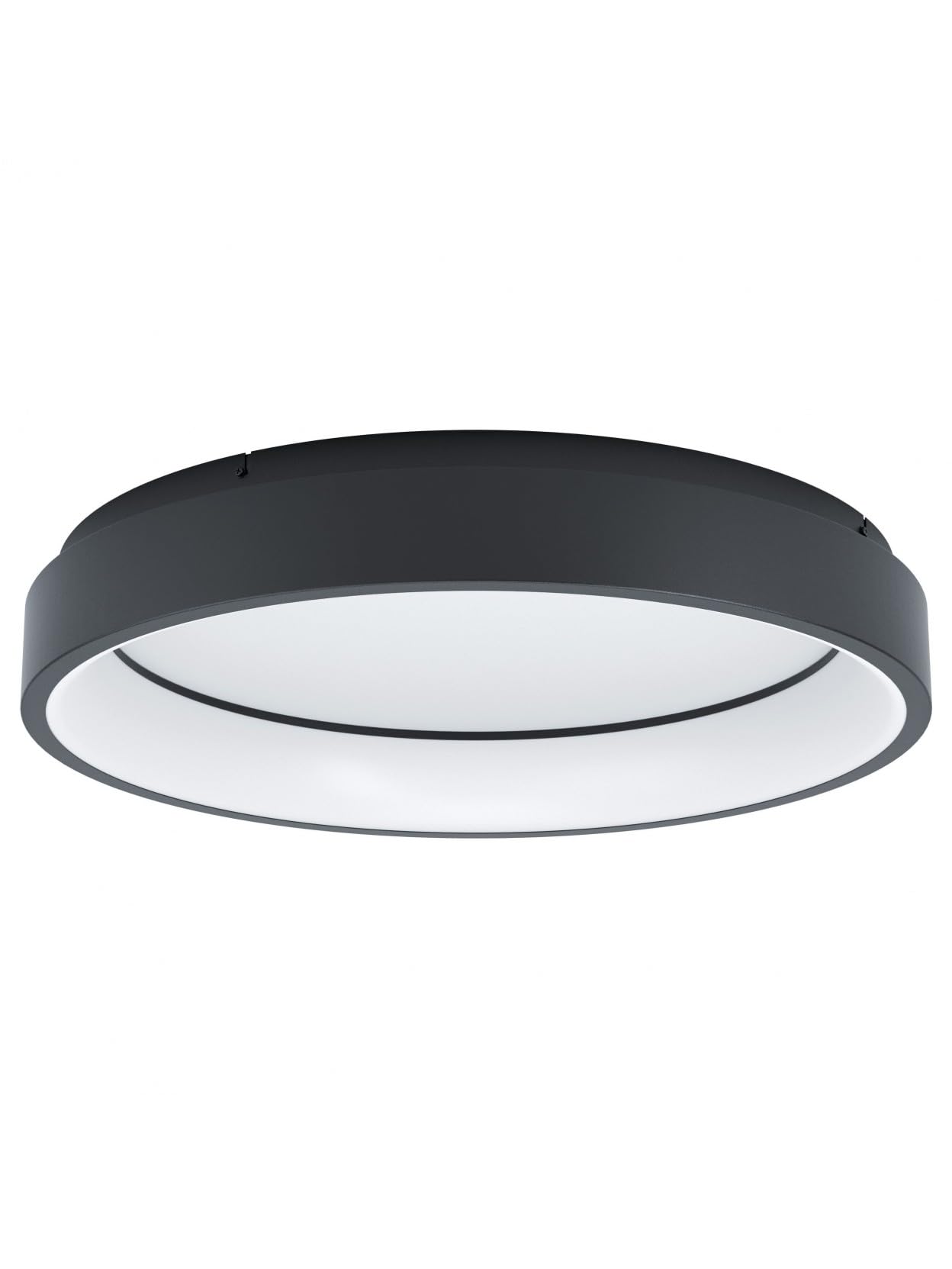 Generico Lampa sufitowa LED smart rgb nowoczesny design czarny GL0007 do salonu, kuchni, salonu, sypialni, jadalni.