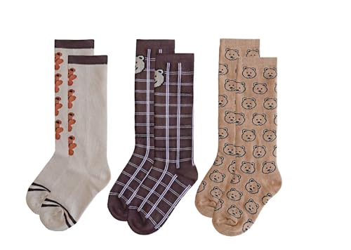 [Koala Mama] ���� ���܂���� �� 3���Z�b�g �q�� �C�� �x�r�[ �F����� �L�b�Y �\�b�N�X �n�C�\�b�N�X �j�[�n�C�\�b�N�X �j�̎q ���̎q �ʊw�ʉ� (M�T�C�Y, 3���Z�b�g�`)