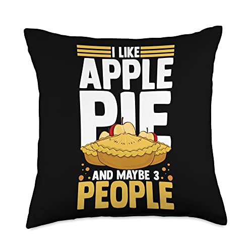 Apple Pie Recipe Filling Baking Vegan American Pies Throw Pillow