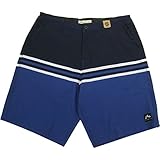 Rusty Mens Halftone Hybrid Boardshort 36 Navy Blue