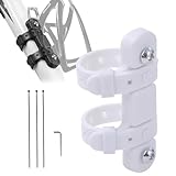 ピュアシーク 自転車ハンドルバーウォーターボトルケージアダプター ボトルケージアダプター ボトルケージマウント (ホワイト)