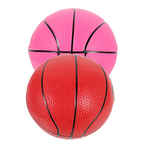 ibasenice 2 Piezas Bola de Games Toys Pelota Hinchable al Aire Libre Mini Baloncesto de Juguete para pequeños Juguete de Baloncesto para pequeños