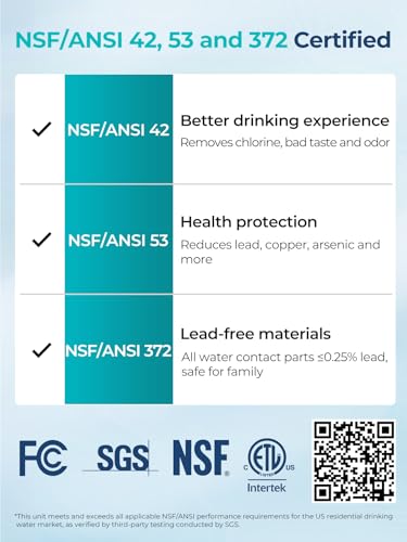 Image of VIOMI 800GPD PFAS Reduction Reverse Osmosis System, NSF /ANSI 42, 53 and 372 Certified, 9-Stage & 48 Months Filter, Tankless RO Water Filter System Under Sink, Smart LED Reminder, Incl. 1 Extra Filter