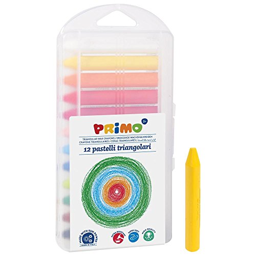 Primo 12 Supersoft Triangular Crayons