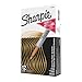 Sharpie Metallic Permanent Markers, Fine Point, Gold, 12-Count