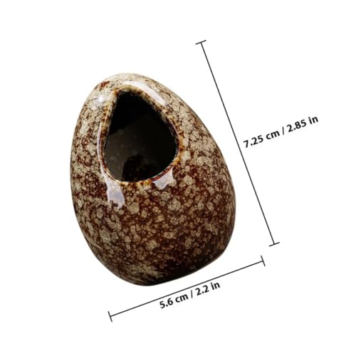 Vaso de cerámica estilo japonés retro con diseño compacto SEWACC 3