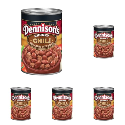 Dennison's Chunky Chili Con Carne with Beans, Canned Chili, 15 oz (Pack of 5)