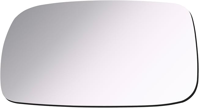 ReYee Driver Left Side Mirror Glass fit for 2007 2008 2009 2010 2011 2012 Toyota Camry/Camry Hybrid No Backing Plate Flat Including Adhesive1st Digit of VIN is A 1,4 or 5 Made In USA Only