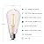 Feit Electric ST19 Vintage Edison LED Light Bulb, 60W Equivalent, Dimmable, 2700K Soft White, 800 Lumens, E26 Base, Retro Filament Light Bulbs, 15,000-Hour Lifetime, ST1960/CL/927CA/2, 2 Pack