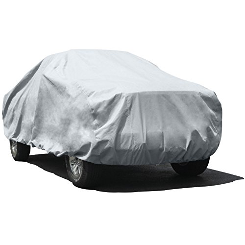Image of Budge Protector V Truck Cover, Premium 5-Layer Waterproof All Weather Dust Proof Protection with Soft Inner Lining, Fits Trucks up to 237 Inches, Gray, Size 4