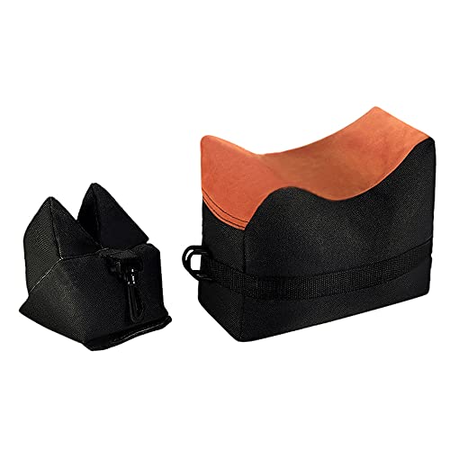 FDDE 1 Jeu Support de Tir Avant et Arrière, Support de Tir Chasse Carabine, Support Avant SandBag, pour la Chasse en Plein Air, Le Stand de Tir, la Pratique de la Cible (Noir)