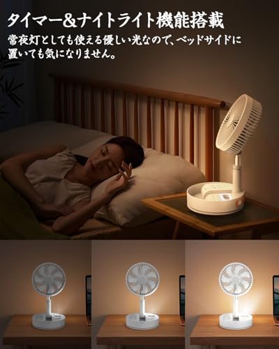 HHT 折りたたみ 扇風機 サーキュレーター P25 の商品画像 7