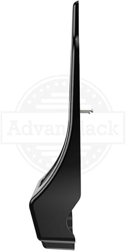 Miniatura 6 de Alerón de barbilla negro vívido con cuchara frontal estirada para 2014 2015 2016, refrigerado por aire, Harley Touring, Road Glide, Street Glide,