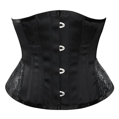 Corset sous la poitrine femme réglable à lacet pour réduction de taille et effet sablier