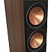 Klipsch Reference Premiere RP-8000F II 2.0 Dual Floorstanding Speaker Pair with Larger 90° x 90° Hybrid Tractrix Horn, 8” Cerametallic Woofers for Premium Home Theater Sound in Walnut