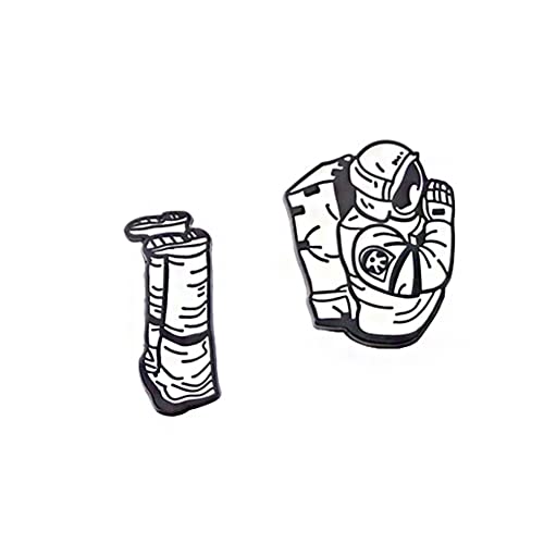 Dmspace Chainsaw Man Broche 1/2/4 Stück Emaille Pin Anime Insignia Pin Brust Pin Durable y Ligero, Adecuado para ropa y bolsillos Cover