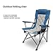 HYZHANHONG Portable Camping Chair with Foldable Design, Equipped with Storage Bag, Cup Holder, and Handbag, Ideal for Beach, Fishing, Picnic, and Outdoor Activities