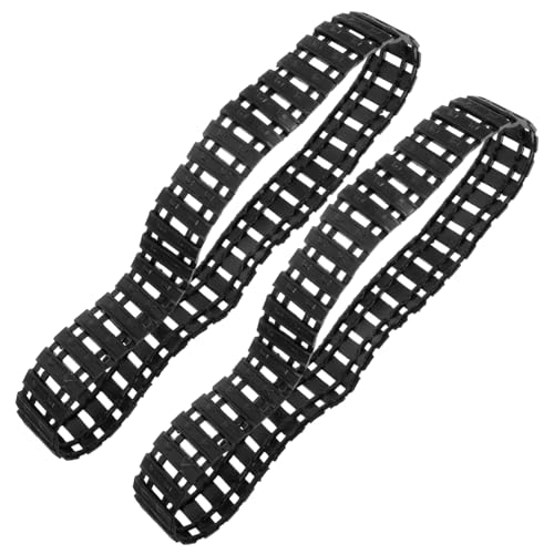 HOOTNEE 2piezas Orugas De Tanque para Bricolaje Robot Vía De Repuesto Ligera y Compacta Tracción Firme para Estabilidad Aptas para Construcción Casera y Desarrollo Actividades Infantiles