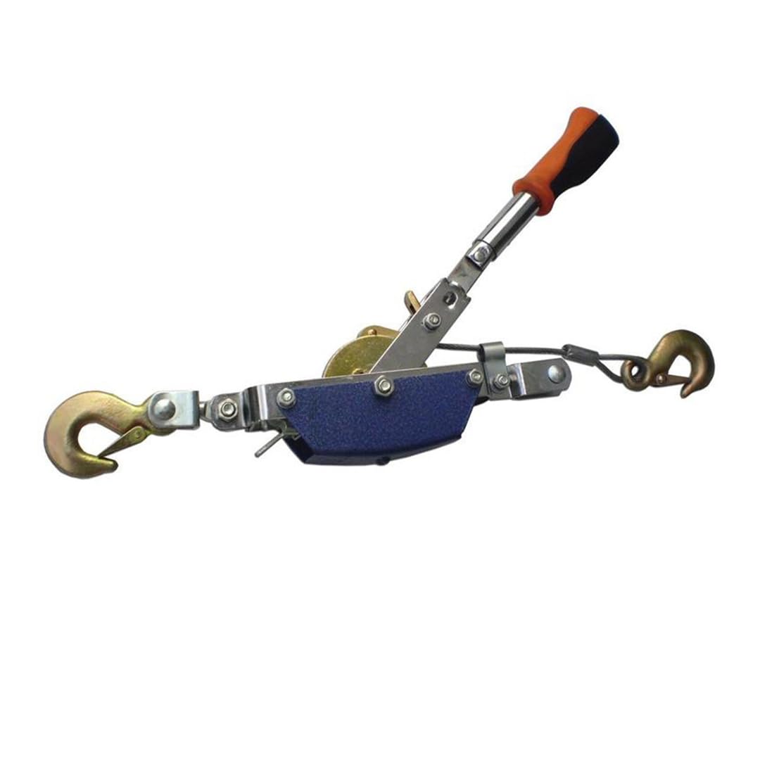 American Power Pull 1 Ton Portable EZ Puller EZ2000 – Cable Puller with 8 Ft Galvanized Cable, Collapsible Handle, OSHA & ASME Compliant, Includes Molded Carrying Case