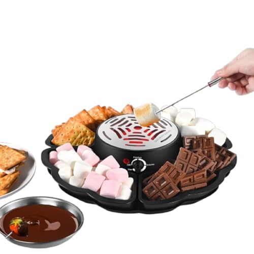 Máquina eléctrica para Smores 2 en 1 con fondue y rostizador miniatura 1