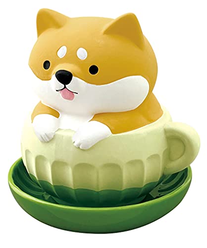 デコレコーポレーション 潤いマスコット ティーカップ しば 108×92×h112 AG-28088