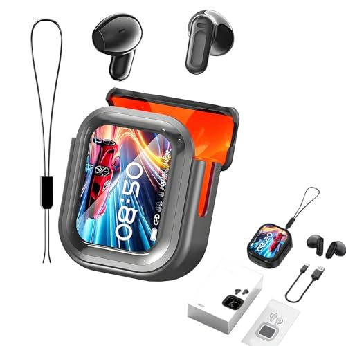 Ne20 Earbuds, Ne20 Bluetooth 5.4 Earphones Led Display High Fidelity Waterproof Wireless Earphones, Translation Real Time, Touchscreen Noise Cancelling In-Ear for Sports (Black)