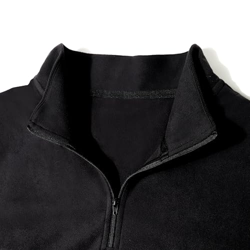 Men's Quarter Pullover – Lightweight 1/4 Zip Long Sleeve Sweatshirt, Slim Fit Casual Half Zipper Fleece Jacket4