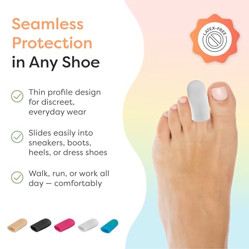 image for ZenToes 6 Pack Gel Toe Cap and Protector - Cushions and Protects to Pr