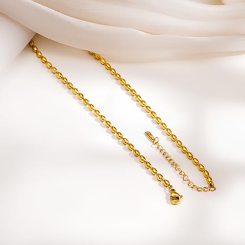 Image of Rubans Demi Fine Stainless Steel Pendant Chain Daily Gift for Women & Girls