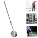 PartyKindom Detachable Rotary Mop Pole Reinforced Handle with Telescopic Design Easy to Use for All Floor Types Includes Rotating Feature for Enhanced Convenience