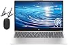 Laptop HP 15.6" con pantalla táctil, procesador Intel Core i5, 16 GB RAM, 512 GB SSD, teclado numérico, Bluetooth, Wi-Fi, batería de larga duración, Windows 11 Home, accesorios Alpacatec, plata 2