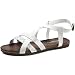 Women's Slingback Ankle Buckle Open Toe Double Cross Strap Casual Sandal Shoes