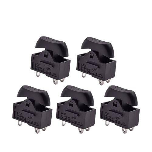 Interrupteur à bascule 3 broches 10A 250VAC accessoire sèche-cheveux