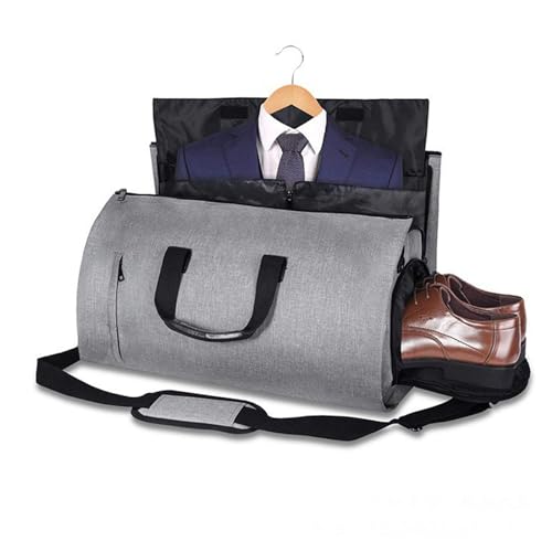 Suit Storage Bag Suit Duffle Bag Convertible Garment Bag Garment Duffel Bag for Travel, Business
