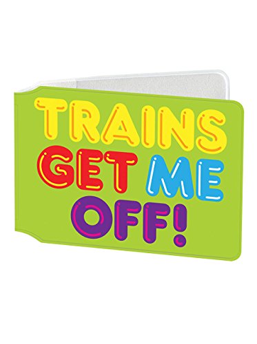 Trains Get Me Off Portefeuille Oyster, multicolore, Porte-cartes