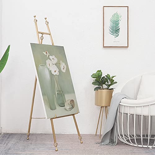 Esgt Strong And Durable Iron Art Drawing Board Display Stand， Floor-Standing Wedding Welcome Rack For Wedding/Show/Display/Advertising #TOP25