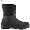 Savage Island Arran Short Neoprene Wellington Boots - Insulated Rubber Warm Waterproof Wellies in Black & Green #2