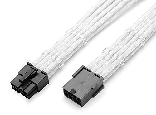 Shakmods 8 pin PCIe GPU scheda grafica bianco